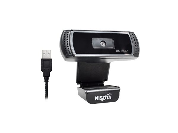 Camara web NISUTA 1080P con micrófono y autofoco NSWC500A