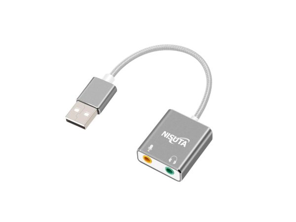 Conversor USB a audio 7.1 virtual NSCOUSAU21