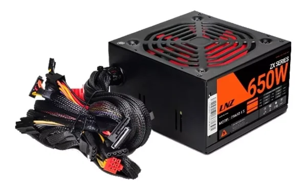 FUENTE LNZ ZX650-GZ 650W CABLES MALLADOS