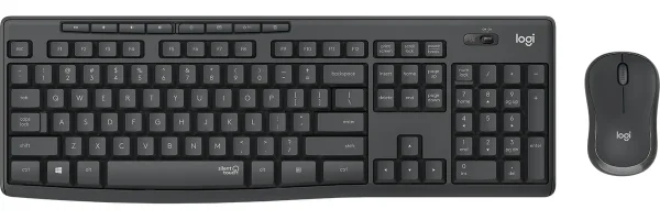 Teclado+Mouse Logitech Wir MK295 Silent Blk 920-009792